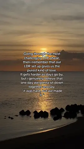 Someday we gonna say finally we're together. 🤍 #ldr #fyp #purelove #pureintention #onlyyou 