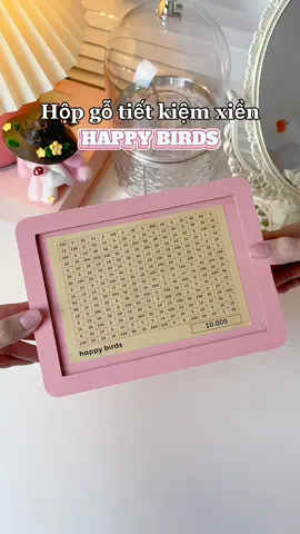 Hộp gỗ tiết kiệm #happybirds #hoptietkiem #hopgotietkiem #tietkiem #trn_trn24 