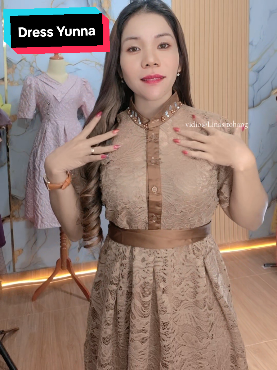Ready LD 120 #brukat #dresscantik #dresskondangan #fyppppppppppppppppppppppp #viraltiktok 