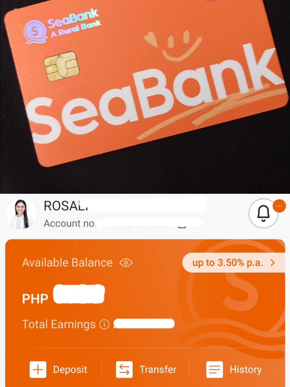 Get PHP 50.00 now by signing up with SeaBank  using my referral code: RP675089 Or click the link:  https://app.seabank.ph/app/main?login=true&module=action&redirect_page=/rn/@shopee-rn/bankingid/MIDDLE-PAGE&type=campaign&sub_type=referral&referralCode=RP675089 Why Use Seabank⁉️💳💰 ✅Earn Daily Interest on your savings — interest is credited every single day depending on your balance.  (Instead mag-alkansiya, mag save nalang kayo thru Seabank because your money will grow) ✅1% Cashback on every ATM transaction — yes, every swipe counts.  (I check ang photo below: every transaction, naay cash back) ✅ATM Card Offer: Pay ₱99 for the card, get it back once you activate and use it 5 consecutive times within 30 days of receiving it. ✅15 Free Transfers every week (resets every Monday). ✅Up to 5% Off on load purchases — cheaper than most e-wallets and banks. (Makakatipid ka dito compared sa iba) ✅Up to ₱50 Cashback on bill payments. (Sana all diba) ✅Free Digital Insurance with SeaInsure for extra protection.  ✅Access to Loans & Credit for selected users — just keep using Seabank’s features to be eligible. (my Cash loan pa, in case may emergency)  ✅And many moreeeee…. SEABANK IS SAFE‼️💯 ✅SeaBank operates under a rural banking license and is regulated by the Bangko Sentral ng Pilipinas (BSP) EASY STEPS TO CREATE AN ACCOUNT 💛 Step 1 Download the App: Get the SeaBank app from the Apple App Store, Google Play Store, or Huawei AppGallery.  Step 2 Register: Option 1: Mobile Number: Tap 
