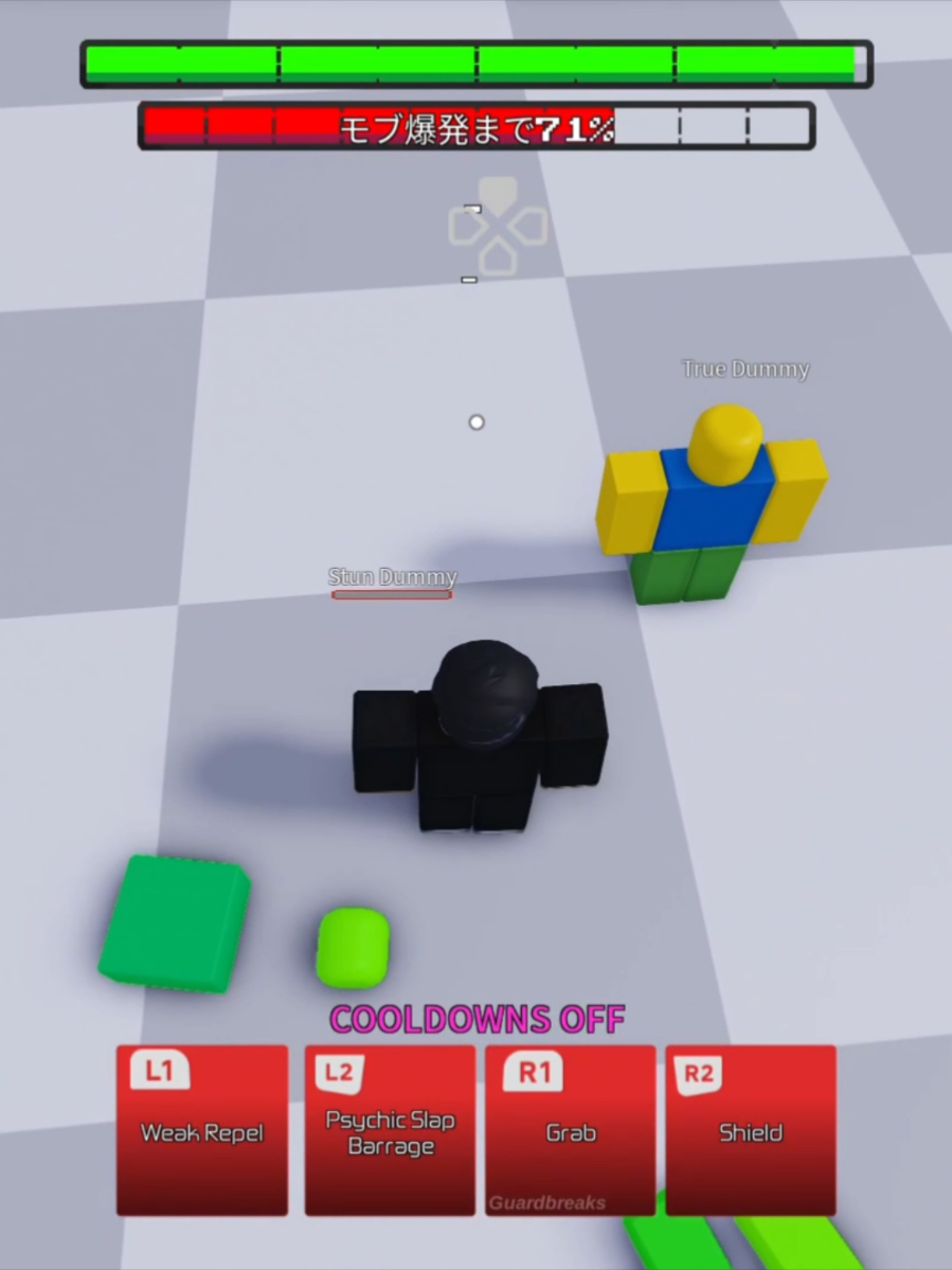 THE BUFFS ARE SAVING HIM SO GOOD #animebattlearena #abatok #mobpsycho100 #roblox #meme 