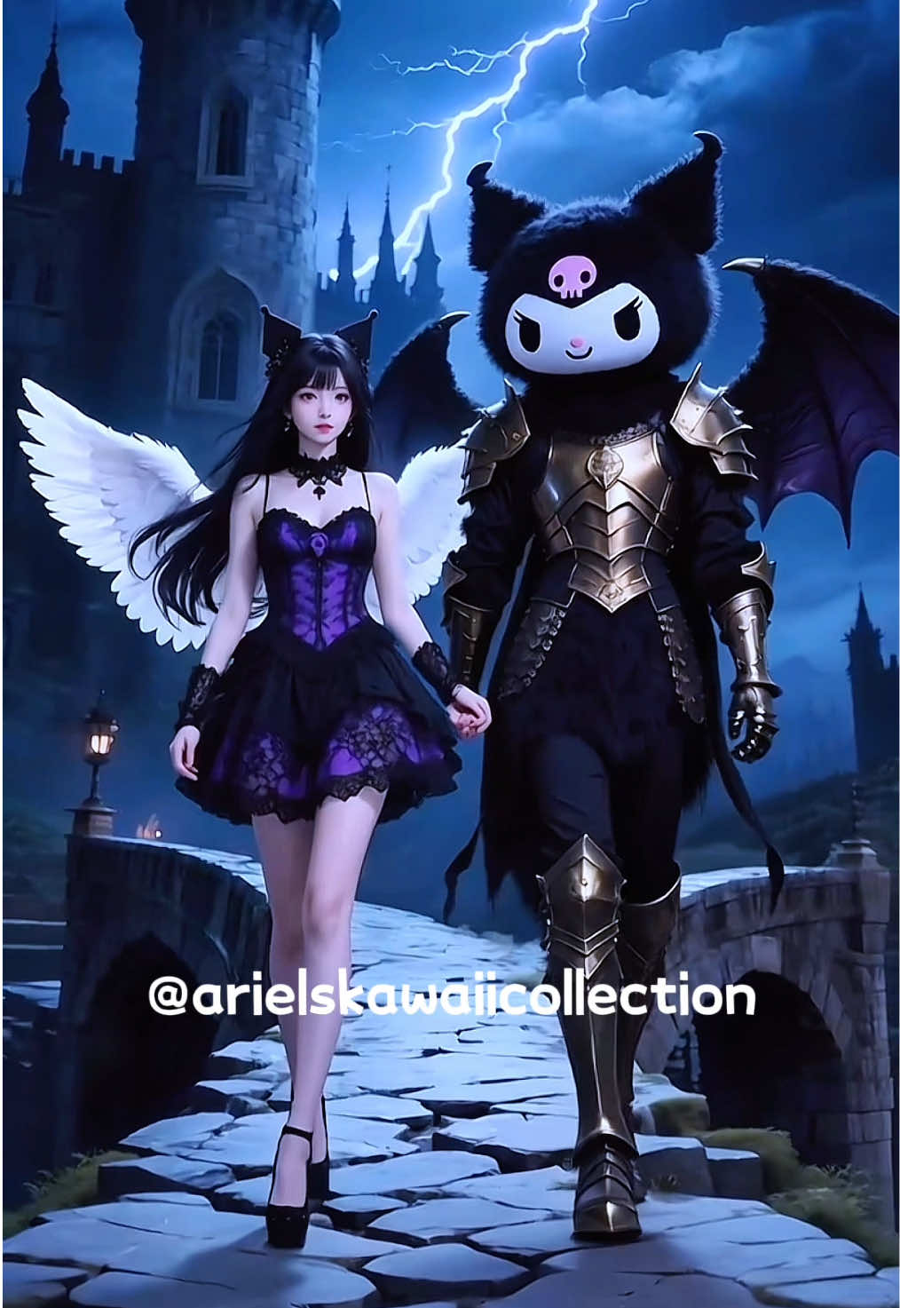 Sweet Angels vs Dark Demons — Which Sanrio Duo Is the Cutest?👼🏻😈✨Kuromi, Hello Kitty, Pompompurin, Cinnamoroll or My Melody? #aesthetic #sanrio #cosplay #fantasy #cute 