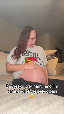 This pelvic pain is no joke!!!! Head down and I’m having a C-section I’ll be damned lol! 😂 #pelvicpain #thirdtrimesterbelike #3rdtrimester #32weekspregnant #fyp 