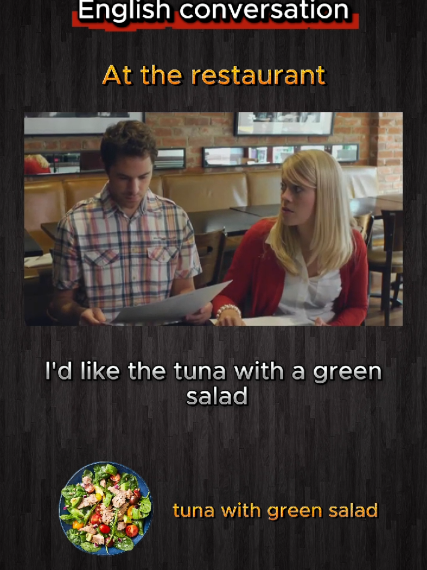 English conversation  Learn how to order a meal at a restaurant or cafe with confidence.  #fyp #foryourpages #learnenglish #orderingameal #englinshconversation 