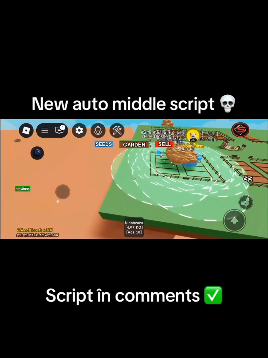 working on any server😳#growagarden #limithub #script #mooncat #viral 