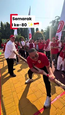 🇮🇩✨ Semarak HUT RI ke-80 ✨🇮🇩 Dalam rangka memeriahkan Hari Ulang Tahun ke-80 Kemerdekaan Republik Indonesia, Pemerintah Kota Administrasi Jakarta Pusat menggelar lomba antar SKPD di halaman Kantor Wali Kota Jakarta Pusat. Suasana penuh semangat dan kekompakan ini menjadi ajang mempererat silaturahmi, sportivitas, dan rasa cinta tanah air. ❤️🤝 Merdeka🔥🇮🇩 @pramonoanungw @si.rano @dkijkarta  #HUTRI80 #fyppppppppppppppppppppppp #fypage #Lomba17an #SemangatKemerdekaan 