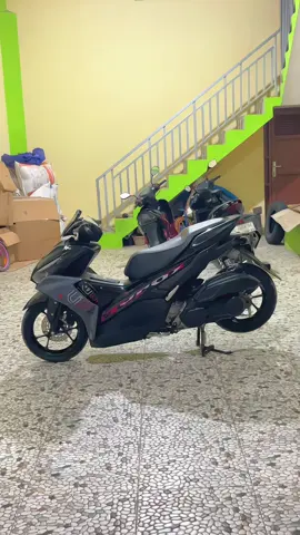 🥺 #aeroxblackgrey#aerox155 #aeroxdownsize 
