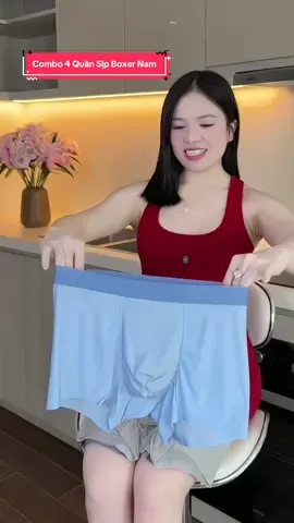Combo 4 Quần Sịp Boxer Nam
