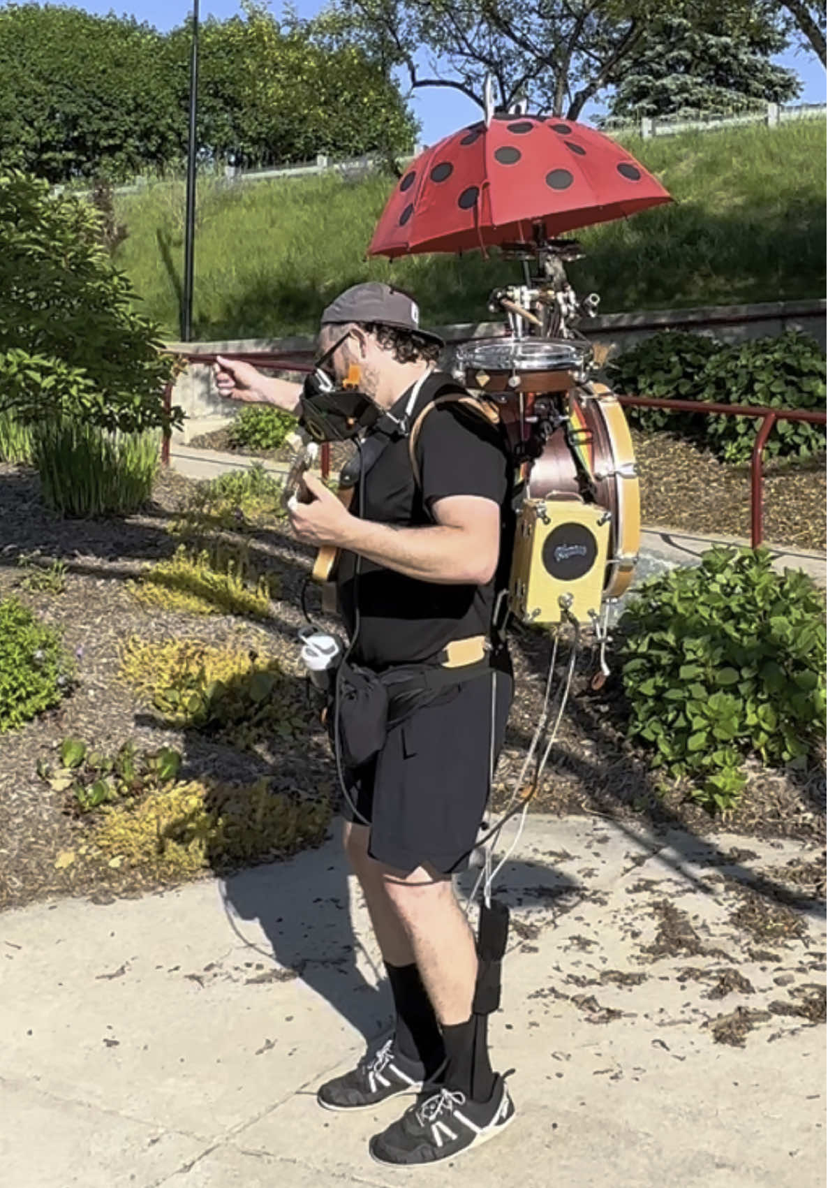 Ruuuunning to the weekend fr🙂‍↔️ #edjomb #ericdanejaqua #ericdanejaquaonemanband #farmerfootdrum #puremichigan 