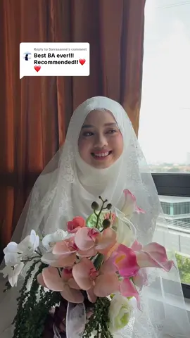 Replying to @Sarraaanne thank you SARAH for having me on your special day (nikah&reception)  . Wishing you a lifetime of love and happiness 💗  DM for details dear bride to be 🧚 #fyppppppppppppppppppppppp #brideassistant #brideassistantmelaka #fyp #wedding 