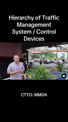 Hierarchy of Traffic Management System or Control Devices: 1. Traffic enforcer’s hand signals •	Always override both signs and lights. •	If an officer waves you through, you go — even if the light is red or the sign says “No U-turn.” 2. Traffic lights / signals •	Second in priority because they control traffic flow in real time. •	A traffic signal with a green U-turn arrow legally allows the movement, even if there’s a posted No U-turn sign — that sign is effectively suspended during the signal phase. 3. Road signs (regulatory, warning, guide) •	Apply only when there’s no conflicting higher-priority control. •	A “No U-turn” sign is valid unless overridden by a light or enforcer. 4. Road markings •	Lane arrows, stop lines, crosswalks, etc. •	Lowest in priority — they’re followed unless signs, lights, or enforcers direct otherwise. Why this hierarchy exists: •	Flexibility — Lights can adapt to changing traffic patterns; enforcers can respond to emergencies. •	Safety — Real-time control prevents confusion and accidents. •	Law — The Philippine Land Transportation and Traffic Code (RA 4136) and local traffic ordinances adopt this priority order. So if you see both a No U-turn sign and a green U-turn signal, the signal wins — because it’s higher in the hierarchy. CTTO: MMDA