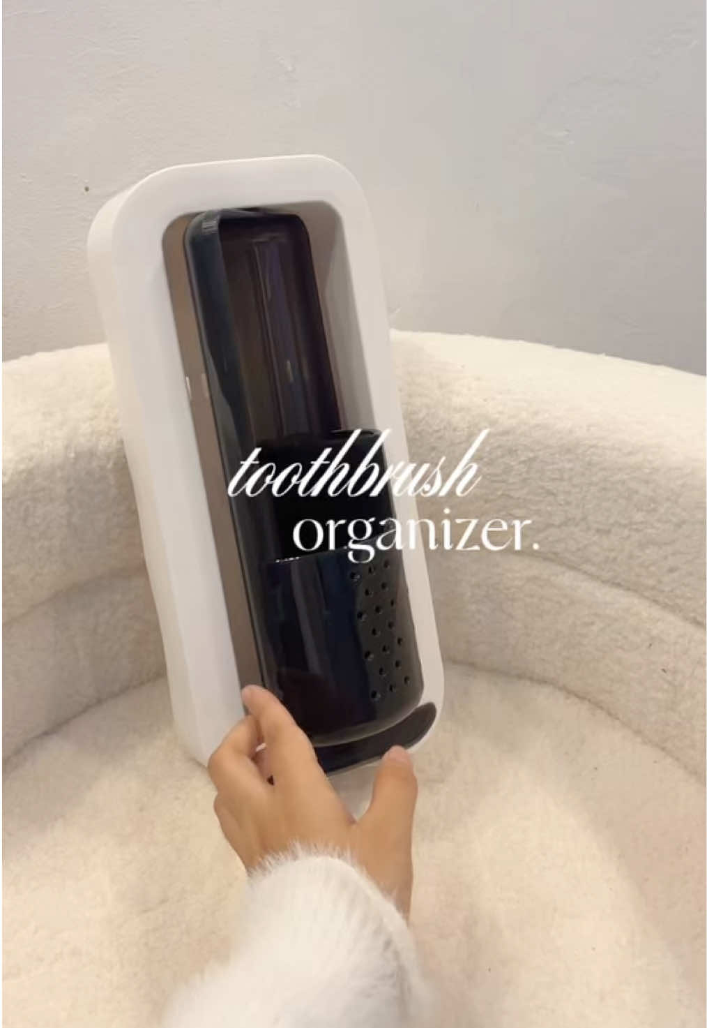 utensils & toothbrush organizer 🩶 #organizer #toothbrushorganizer #utensilsorganizer #wallmounted #walltoothbrushholder #homedecor #budolfinds #homeappliances #trending #viral #fyp 