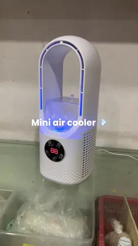 Cuaca panas pakai ini ademm polll 🫶🏻 #miniaircooler #aircooler 