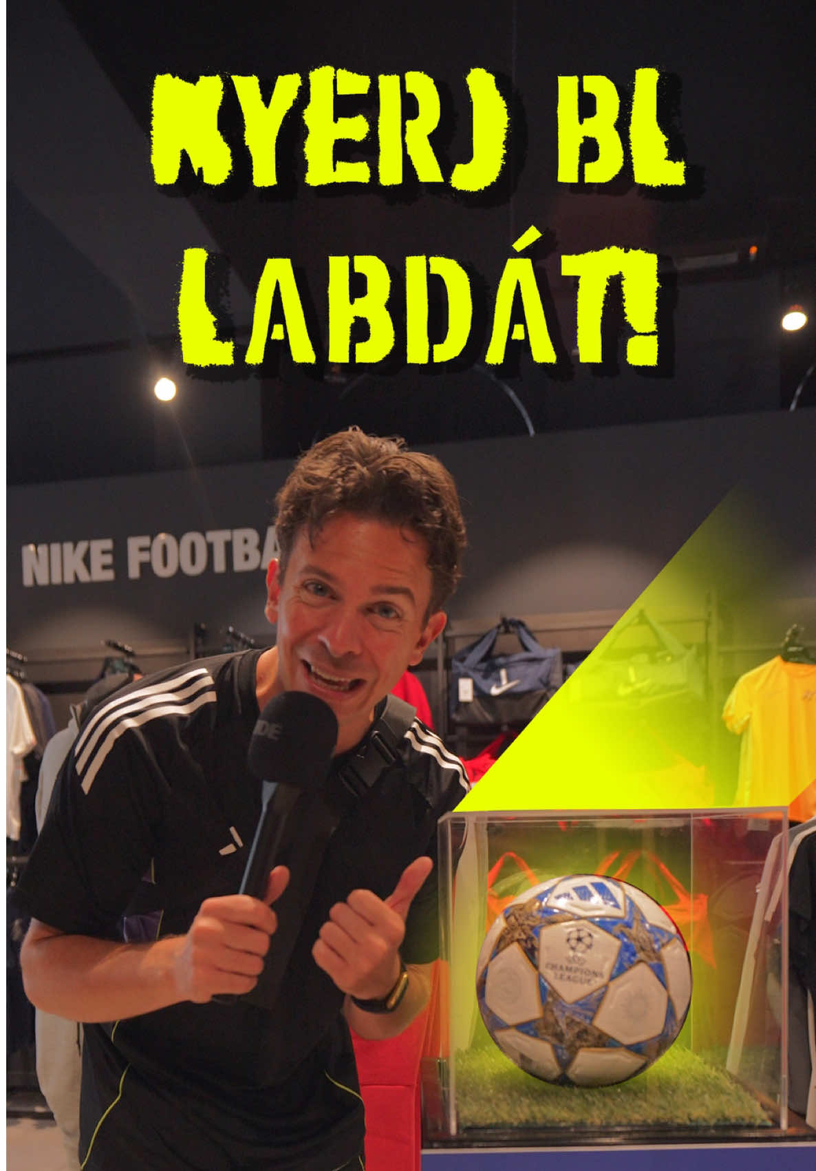 NYERJ @adidas BL meccslabdát az R-GOL.com Budapest Andrássy üzletében 🫶🏻