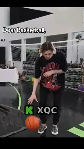 😭 What technique is this? #xqc #basketball #NBA #funny #dearbasketball 