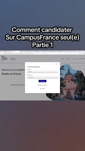 Comment candidater sur CampusFrance seul Partie 1