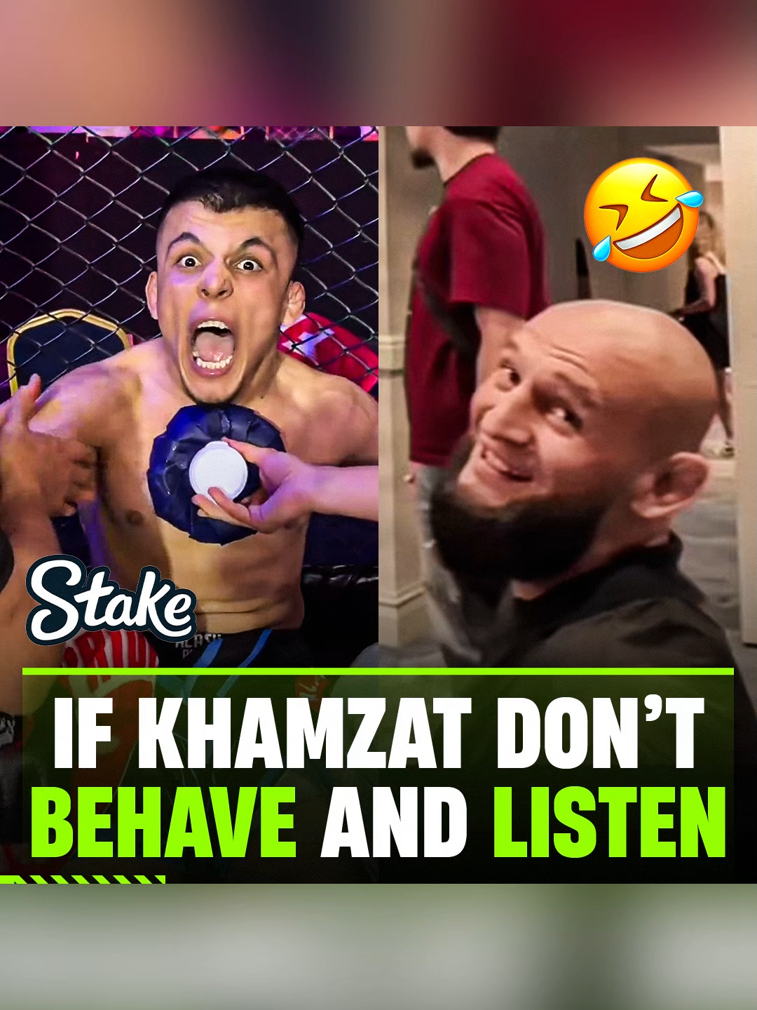 Khamzat Chimaev’s coach is ready to slap him if he doesn’t listen to his corner during the fight 😅#UFC #MMA #ufc319 #dricusduplessis #khamzatchimaev