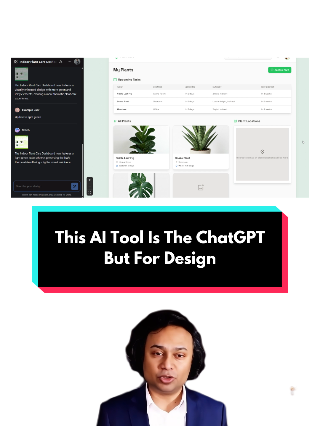 🚨 Google just dropped a FREE AI that designs your entire website in seconds 😱💻 It’s called Stitch—like ChatGPT, but for design. 👉 Type your idea → click generate → BOOM, launch-ready design. ✅ Change fonts ✅ Swap colors ✅ Replace illustrations ✅ Export to Figma Most people have no clue this exists… use it before it blows up 🚀 #AItools #FreeAI #WebDesign #Figma #GoogleAI #ProductivityHacks #AIDesign #AIFreeTools #AIWebsite #TechNews #SmallBusinessTips