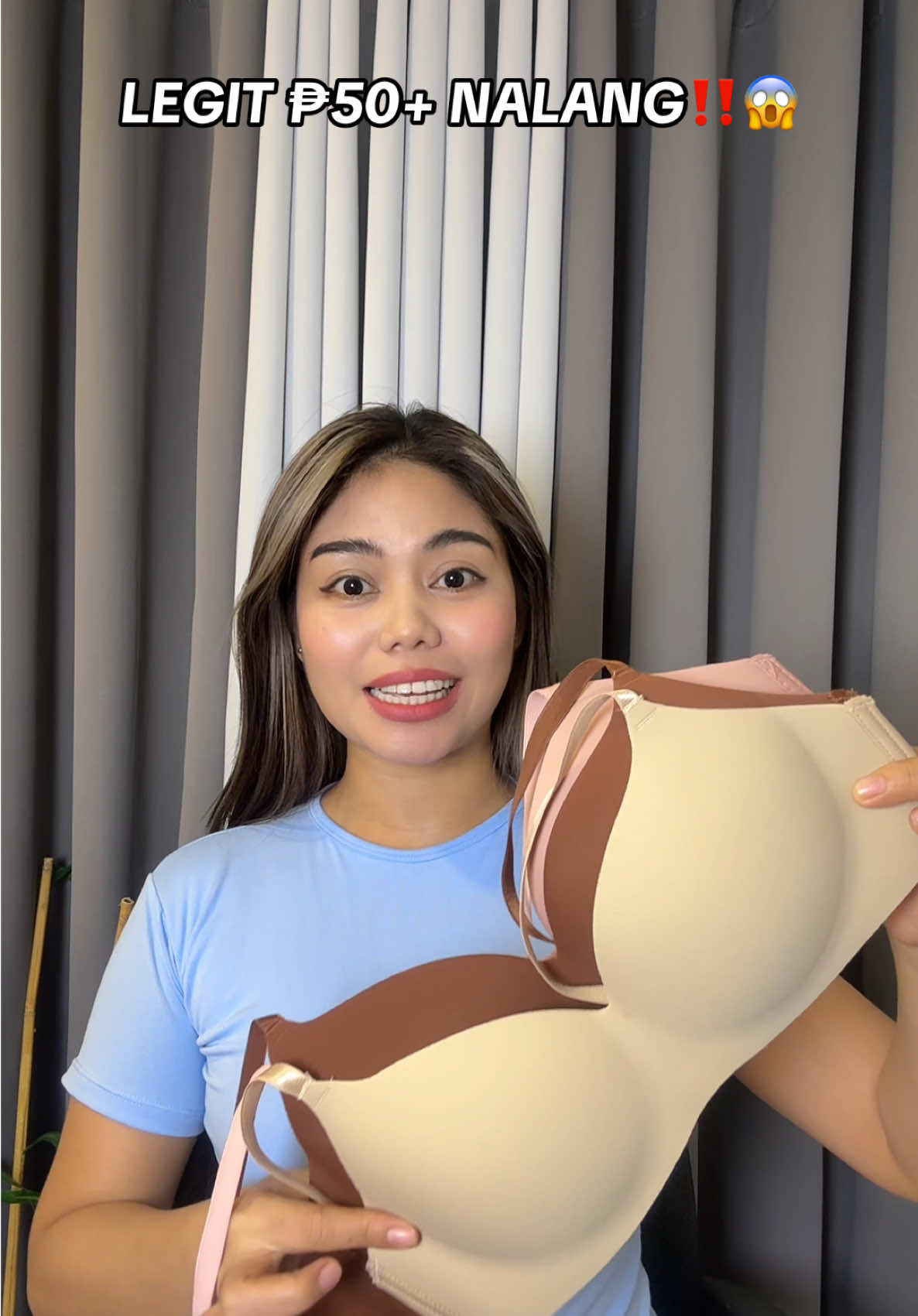 Replying to @@allie_1217 yes mi naka trueee to size 🥰 bilisan niyo mag check out mga mi mabilis lang itong ma sold out! 😩😭 disclaimer:price may change,after the deals end. #seamlessbra #seamlessnonwire #seamlesspushupbra #braforwomen #bra 