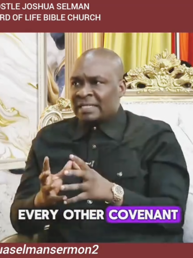 MATTER'S OF COVENANT  #joshualselman #apostlejoshuaselman 