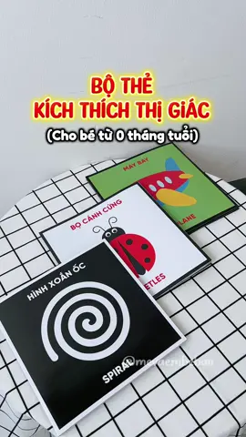 Bộ thẻ kích thích thị giác cho bé từ sơ sinh #bothekichthichthigiacchobe #thekichthichthigiac #thekichthichthigiacchobe #tresosinh #mebimsua 