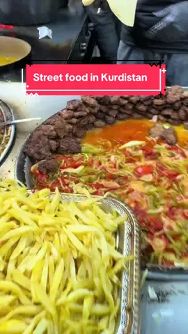 Street food in Kurdistan top number one #kurdistan #iraq #streetfood #tripotatoes 