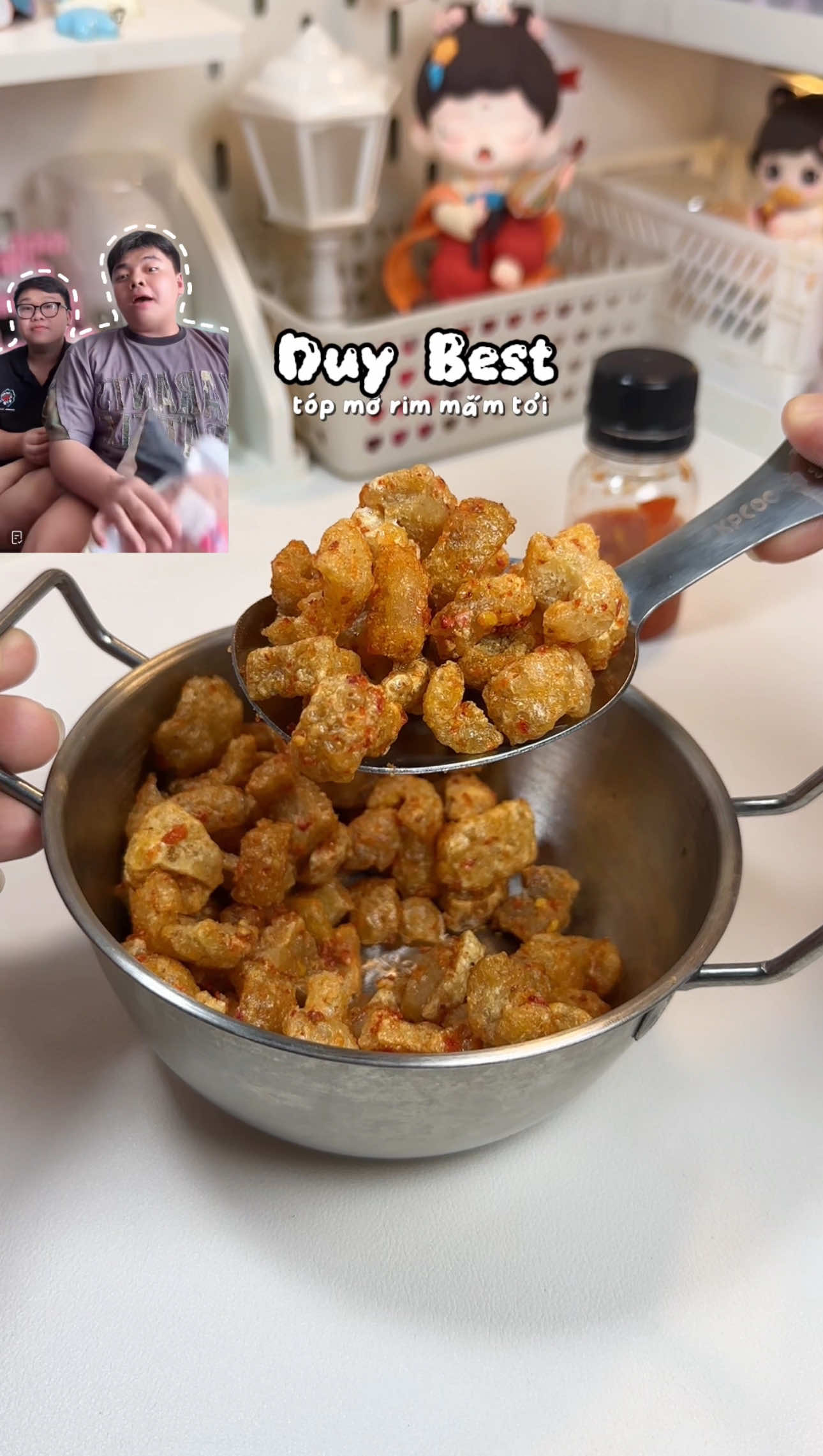 Tóp mỡ Duy Best ăn chung với cơm hay mì cũng ngon lắm đoá 😋😋 #Duybest #topmoduybest #topmorimmamtoi #topmorimnuocmam #topmorim 