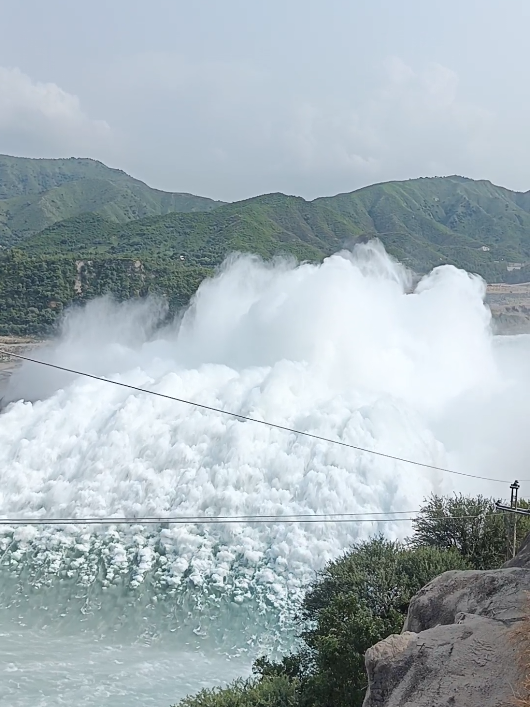 Part 1👌Tarbela dam spillway flow #travel #foryoupage #fyp #foryou @Zunair Kamboh 