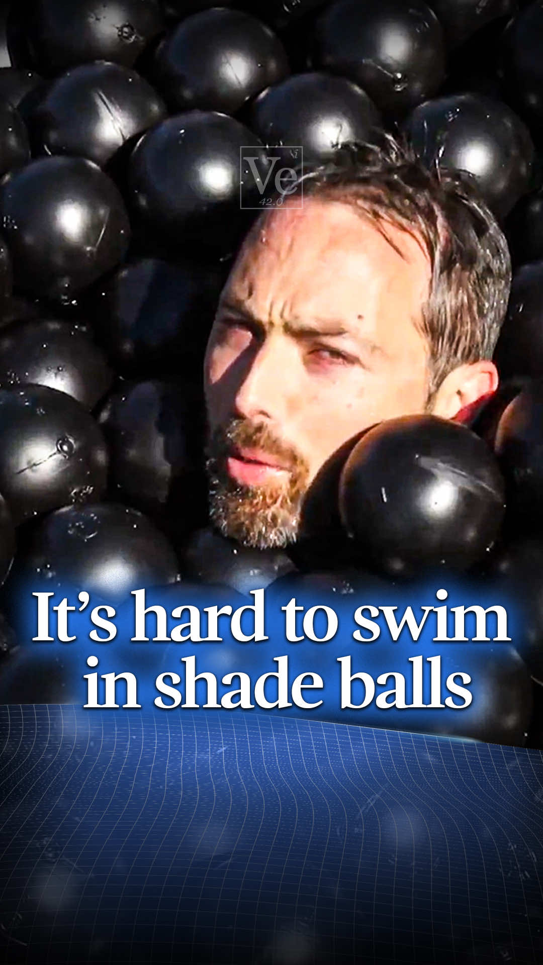 It’s hard to swim in shade balls