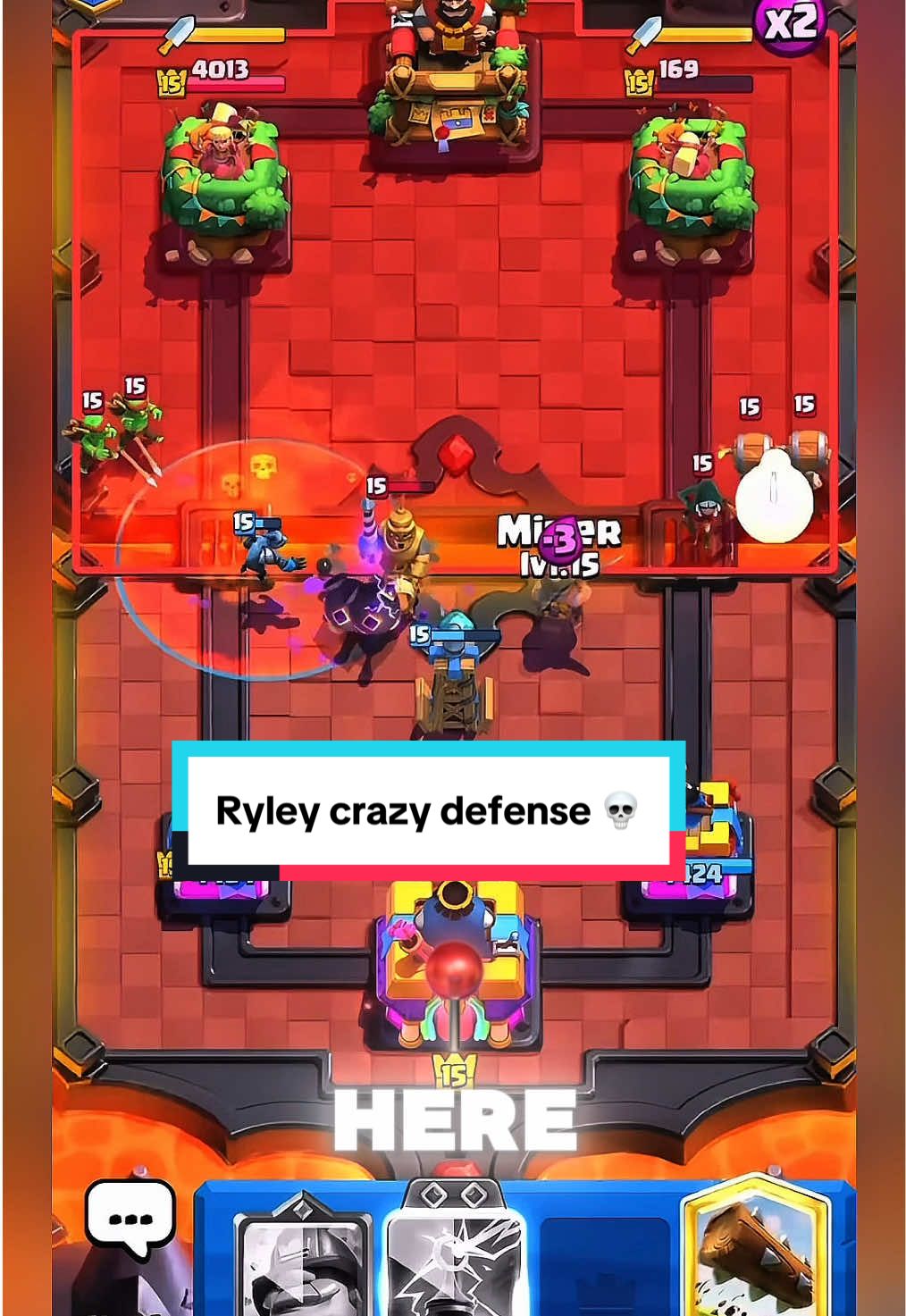 Ryley took 0 damage 💀🔥#ryley #clashroyale #jynxzi @Jynxzi 