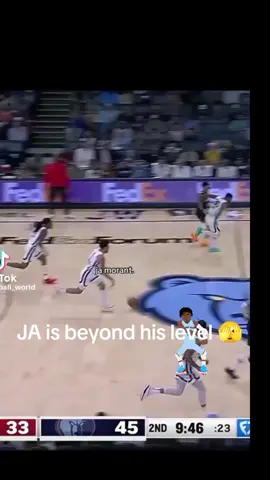 JA Morant is so beyond his level 🫣🎚️