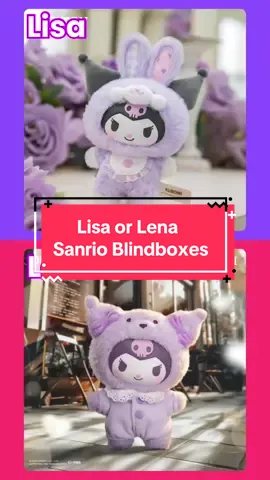 Lisa or Lena 🩷 #sanrio #kuromi #blindbox #kuromiandmymelody #hellokitty 