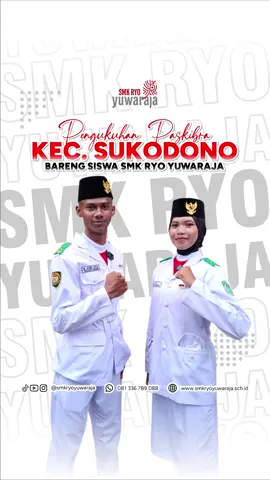 ✨ Pengukuhan Paskibra Kecamatan Sukodono ✨ Bangga! 🎉 Dua siswa SMK Ryo Yuwaraja resmi dikukuhkan menjadi anggota Paskibra Kecamatan Sukodono 2025 💪🇮🇩 Semangat, dedikasi, dan disiplin mereka jadi inspirasi bagi kita semua. Selamat bertugas, tunjukkan yang terbaik untuk bangsa! ❤️🤍 #SMKRyoYuwaraja #Paskibra2025 #Sukodono #PengukuhanPaskibra #BanggaSekolahku 