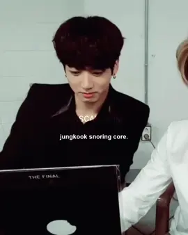 هالرجال يحب يشخر 😭 #jungkook #snoring 