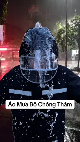 Áo Mưa Bộ Vải Dù Cao Cấp Có Phản Quang Đi Trời Mưa An Toàn Hơn #xuhuongtiktok #dogiadung #aomua #aomuabo #aomuachongtham 