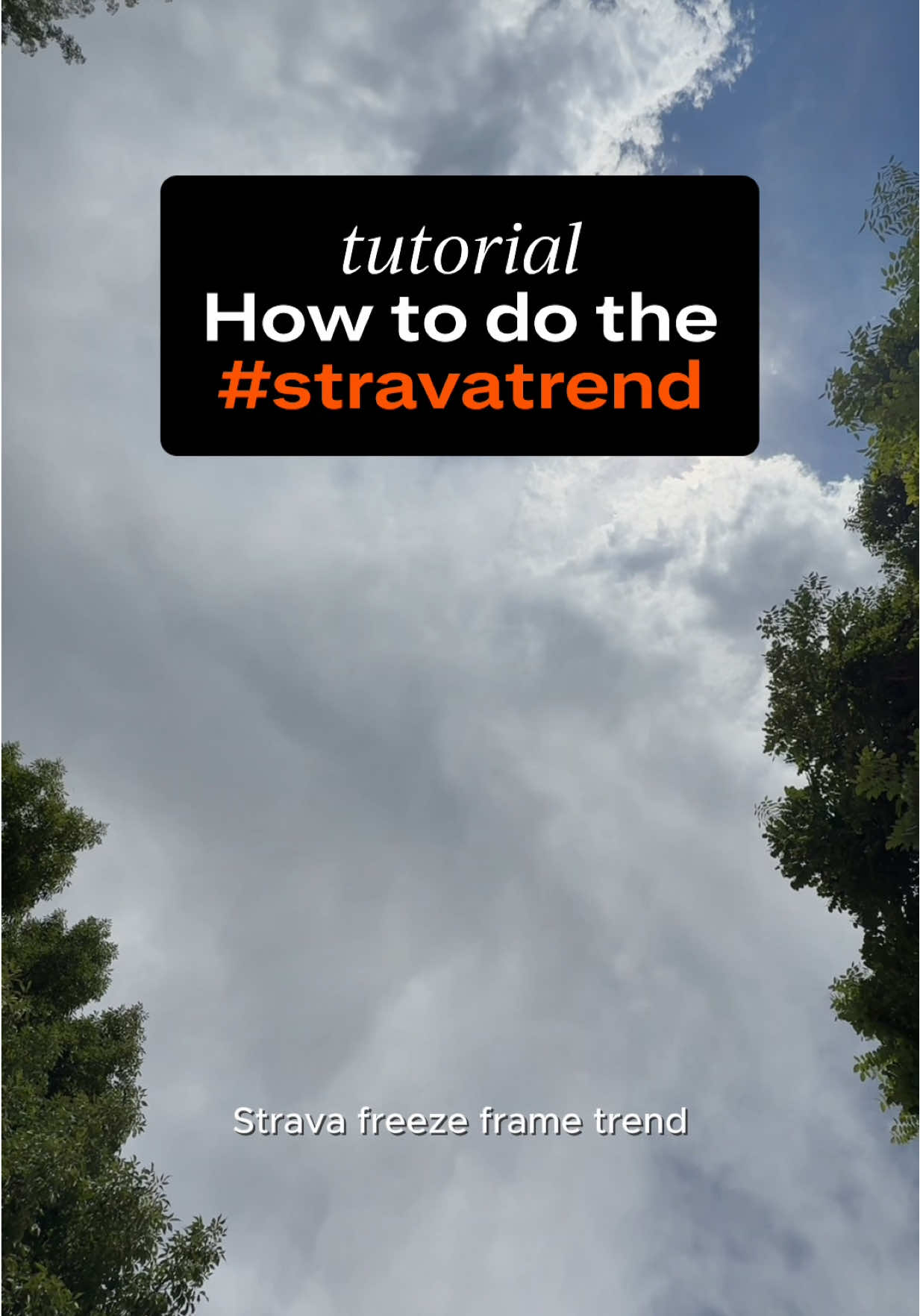 Strava stats: ❄️ Freeze. 🖼️ Frame. 💪 Flex. #stravatrend #strava #Running #tutorial #trend  