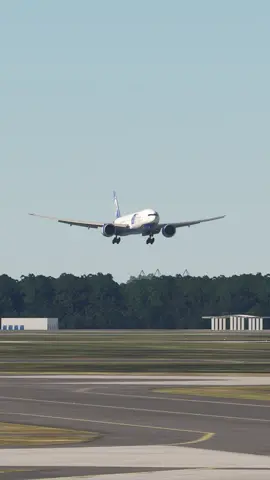 Another view landing in FRA #diaviao #landing #flightsimulator #boeing #aviation     