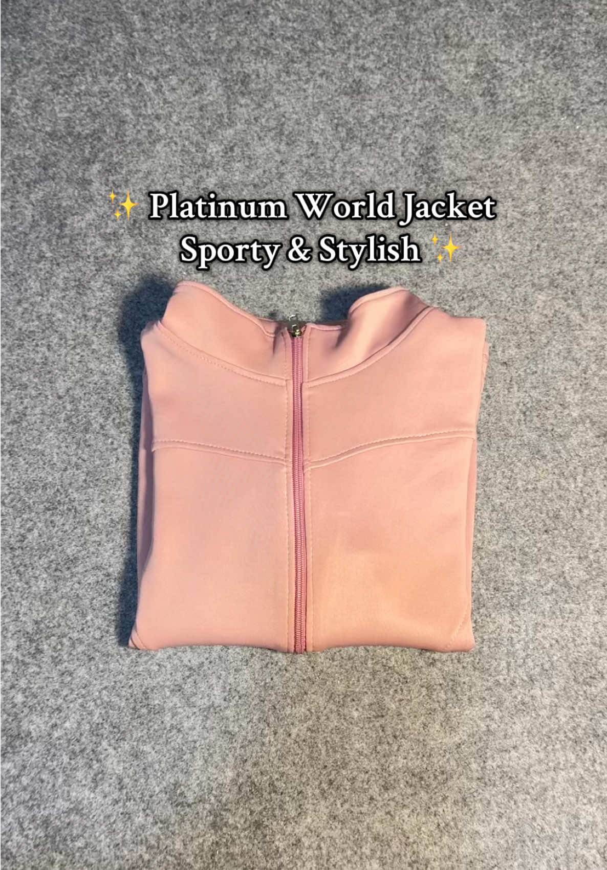 Saatnya upgrade outfit olahragamu dengan Platinum World Jacket – nyaman, fungsional, dan bikin tampilan makin stylish! 😘😘🥳 #fypシ゚viral #fyp #jaketolahraga #jaketolahragawanita 