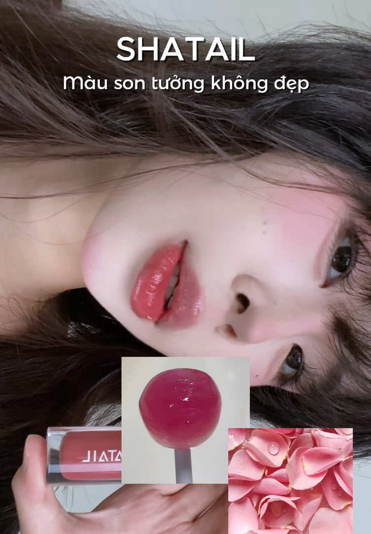bất ngờ vì son bóng mà lại k dính và nặng môi nhiều như mình nghĩ😳 @shatail_vn  #shatail #shatailvn #lipcomfortoil #sonduong #makeup 