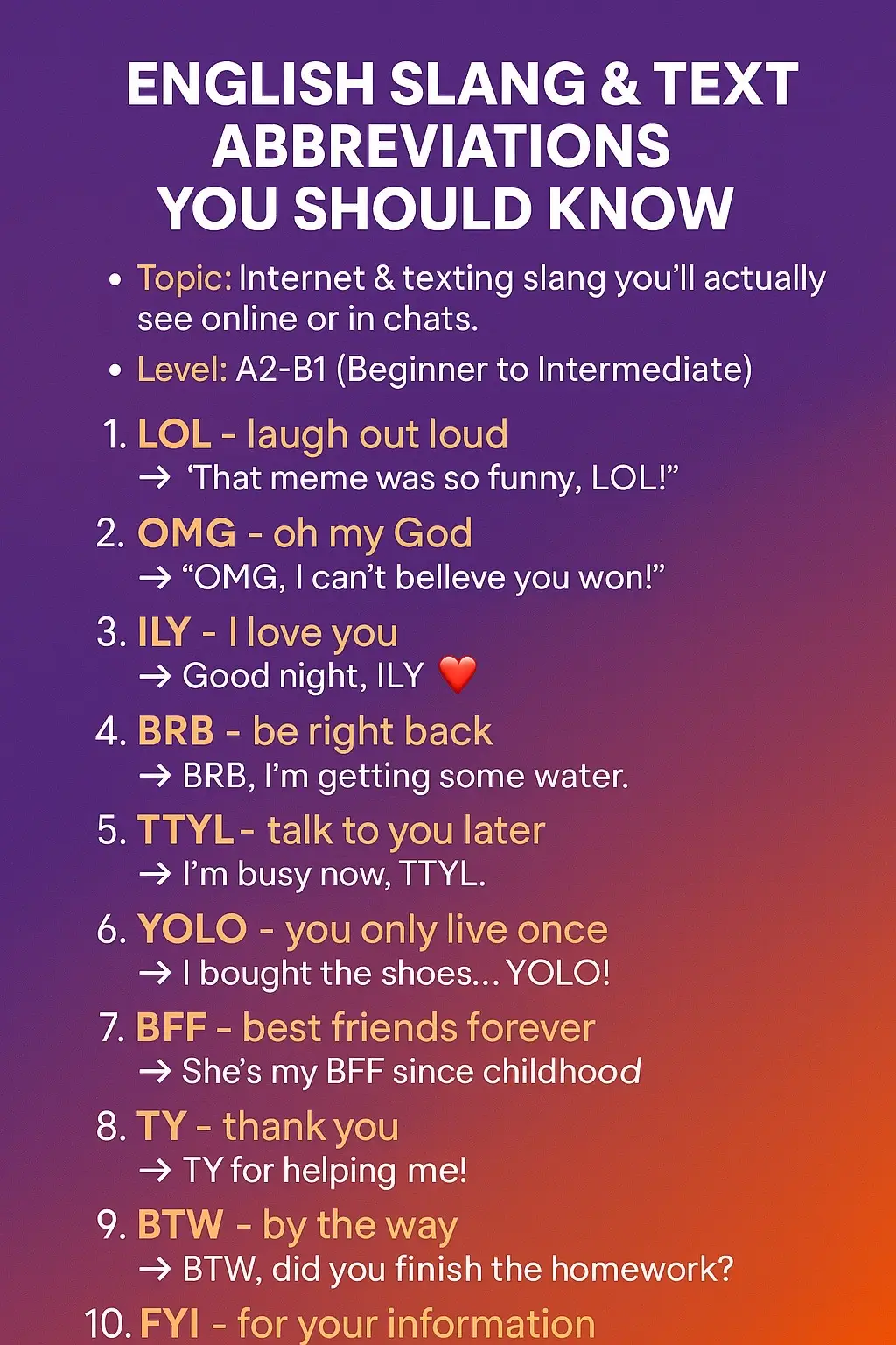 #EnglishForBeginners #EnglishLesson #englishslang #EnglishLearning #english 