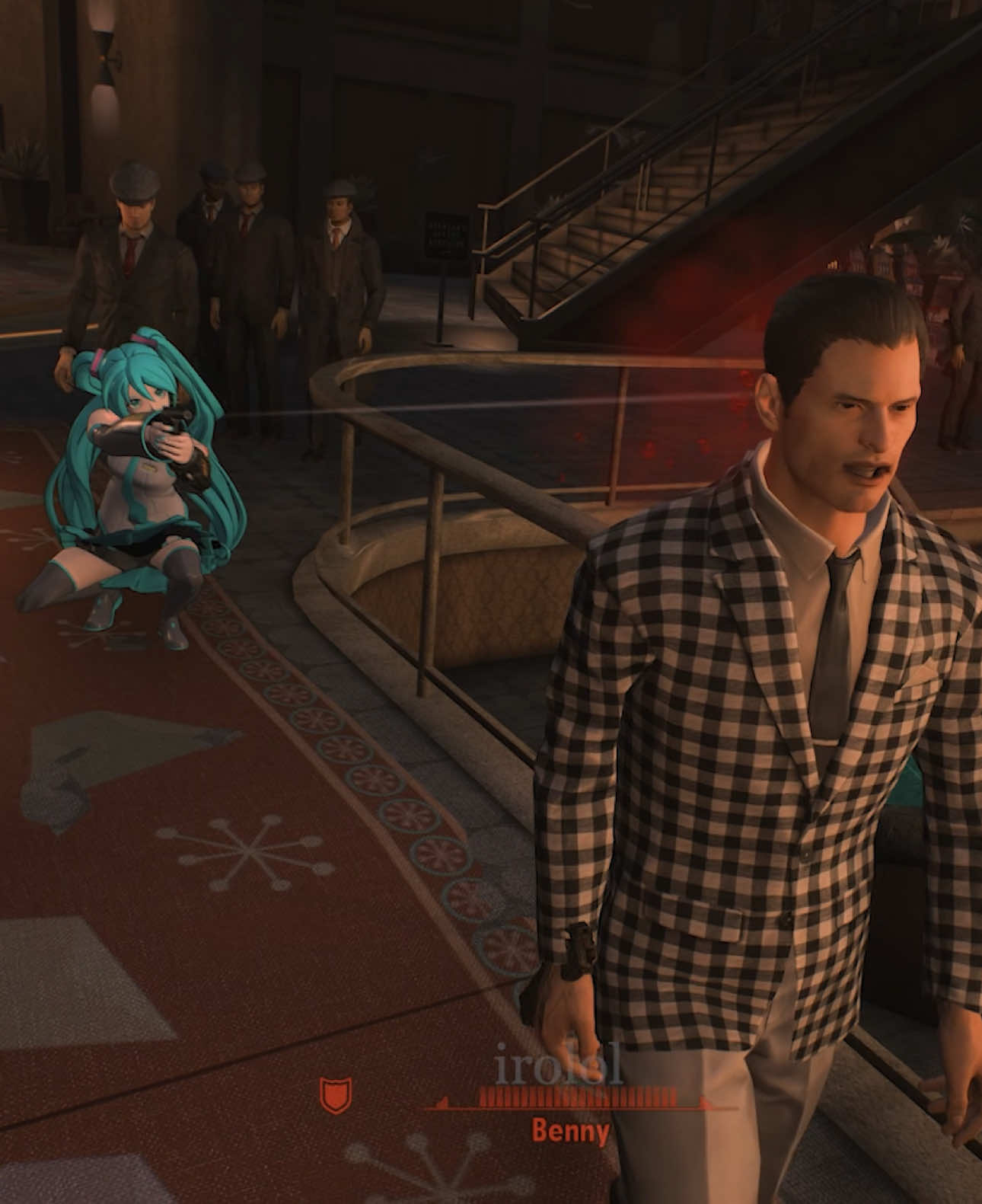 omg miku from fortnite x fallout new vegas collab ʕ•ᴥ•ʔ also my nvr preset releases next week !! #fallout #falloutnewvegas #fallouttok  #miku #vocaloid #hatsunemiku 