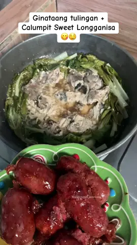 Ginataang Tulingan plus Sweet Longganisa ✨😋🤤 #food #Foodie #foodtiktok #FoodLover #FoodTok 