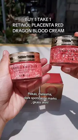 BUY 1 TAKE 1,RETINOL DRAGON RED BLOOD CREAM! Get yours now!  #retinol #retinolviral #retinolcream #retinolplacentadragonsbloodcream 