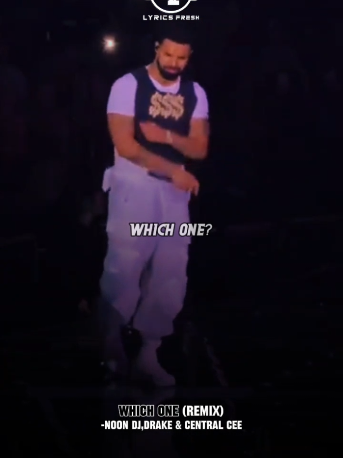 Noon Dj,Drake & Central Cee - Which One(lyrics 🎶🎧)#Whichone #Drake #lyrics_songs #foryoupagе #trendingnow 