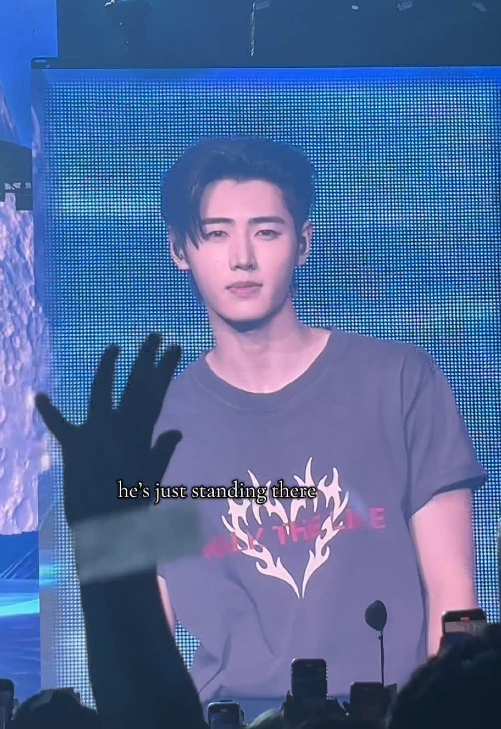 250813 houston day 2 encore - the way he stood there for a solid 30 seconds before saying THAT ???? #sunghoon #enhypen #walktheline_in_houston #walktheline #kpop 