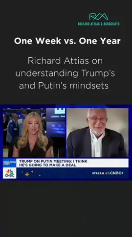On #CNBC, Richard Attias shares his insights on #Trump’s and #Putin’s mindsets going into the Alaska summit. #WeNeedToLead #news