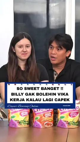 SO SWEET BANGET !! BANG BILLY GAK BOLEHIN VIKA KERJA KALAU LAGI CAPEK _ #billy #vika #billysaputra #vikakolesnaya 