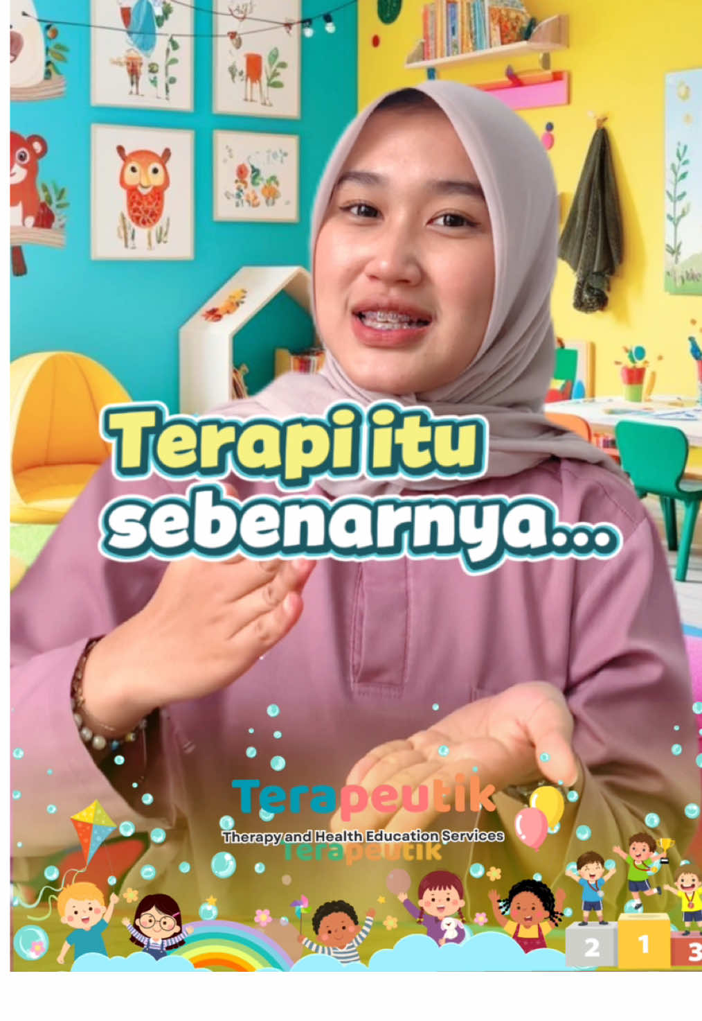 [TERAPI BUKAN UNTUK “MENYEMBUHKAN”] Banyak orang tua berharap terapi bisa “menyembuhkan” kondisi anak sepenuhnya. Padahal, tujuan terapi bukanlah mengubah anak menjadi “normal”, melainkan mengoptimalkan kemampuan yang dimilikinya. Setiap anak memiliki potensi unik. Terapi membantu memaksimalkan potensi tersebut, mengurangi hambatan, dan membekali anak dengan keterampilan yang dibutuhkan untuk beraktivitas sehari-hari. Proses ini bisa meliputi peningkatan kemampuan motorik, bahasa, kognitif, sosial, maupun kemandirian. Mari kita ubah cara pandang: fokus pada kemajuan, sekecil apa pun itu, dan rayakan setiap langkah yang anak capai ❤️ YUK FOLLOW SOCIAL MEDIA KITA UNTUK EDUKASI TUMBUH KEMBANG ANAK LAINNYA ✨ Narahubung (MinPeutik) linktr.ee/terapeutik_id #terapeutik #terapeutikid #terapeutikindonesia #tumbuhkembanganak #pusattumbuhkembanganak #anak #edukasianak #edukasiparenting #tipsparenting #fyp #reelsvideo #viral