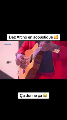 Dez Altino en acoustique à l’émission cocktail 🇧🇫🥰. 
