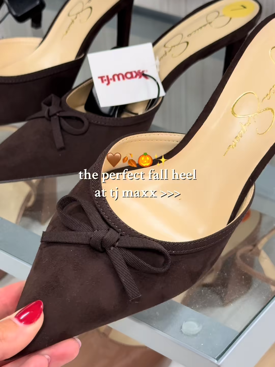 brown suede for fall? ✨groundbreaking✨ @sammbousquet #tjmaxxfinds